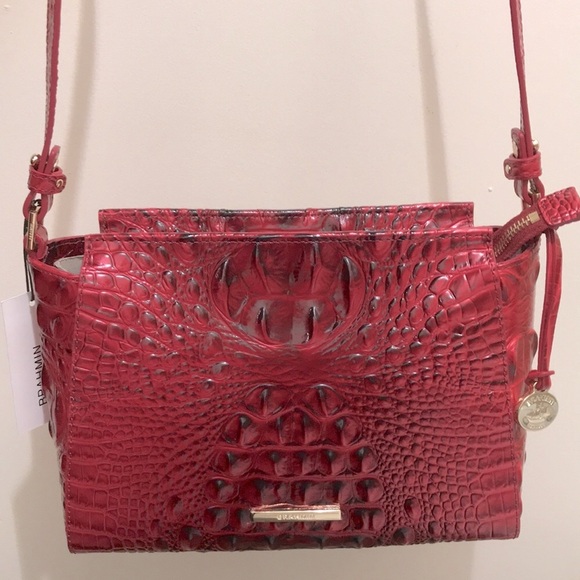 Brahmin Merlot Ombre Melbourne Hillary Crossbody BNWT - Picture 11 of 12
